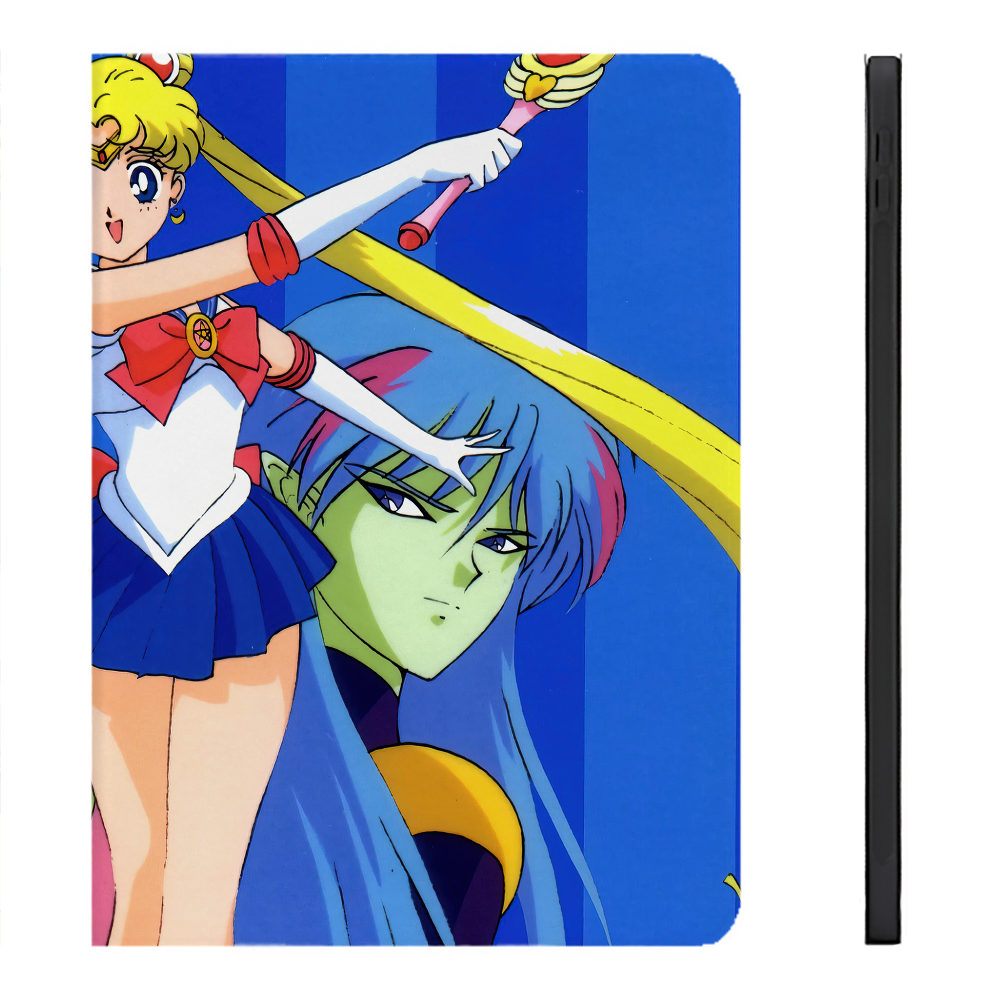 （画像用） 美少女戦士セーラームーン Sailor Moon IPadケース ペンホルダー付き ブックスタイルデザイン